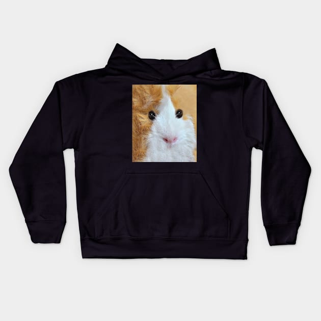 Guinea Pig Face Kids Hoodie by Random Galaxy